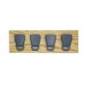 4er flugzeuggurt Schluesselhalter seatbelt buckle black edition